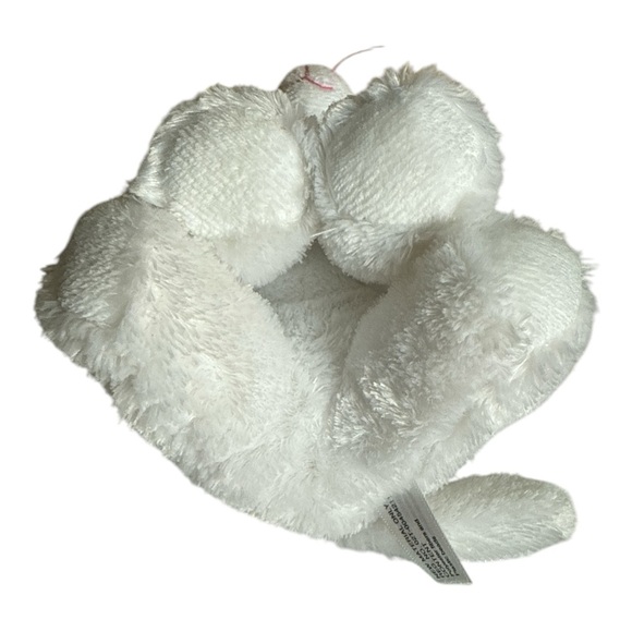 Ty Beanie Babies White Cat Plush Pink Eyes and Ears - Picture 6 of 6